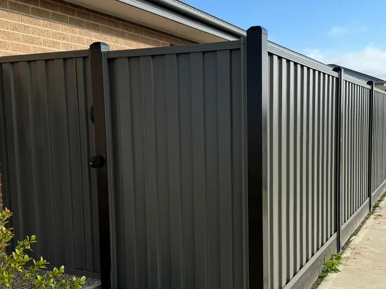 Modern Colorbond Gate Beaconsfield