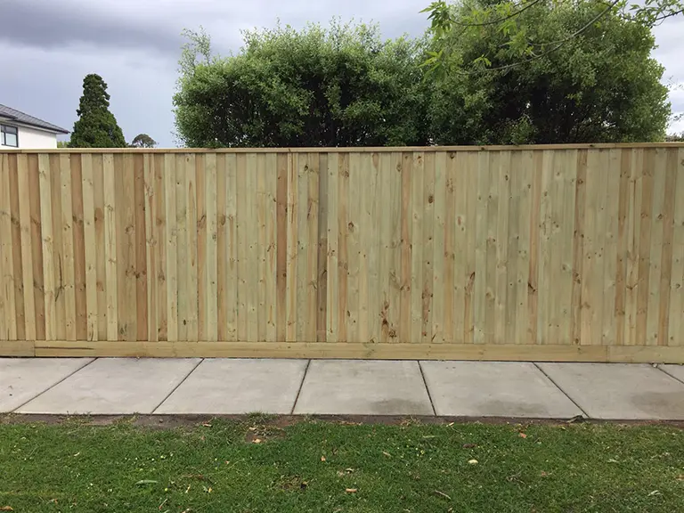 Custom timber fencing installation in Pakenham