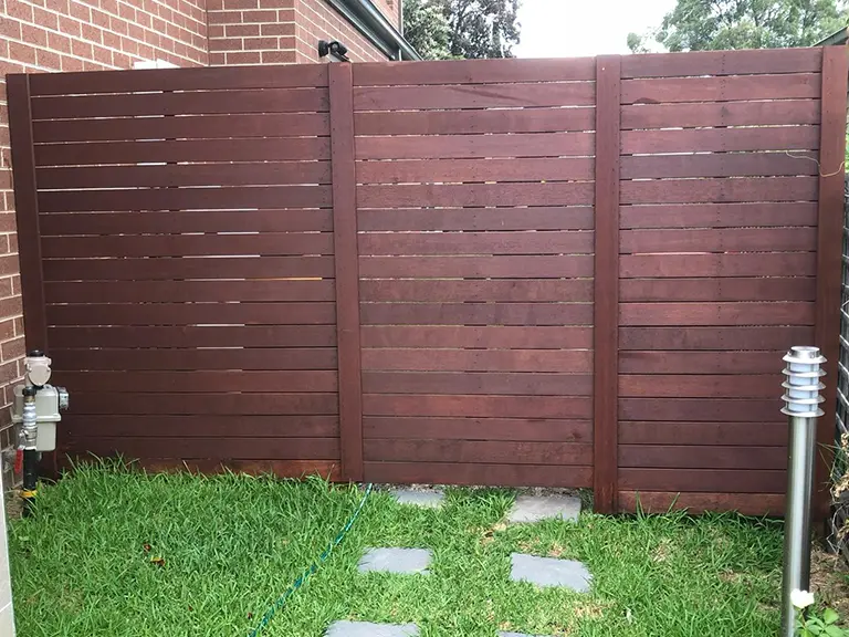 Handcrafted timber gate