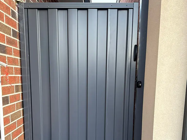 Driveway Colorbond Gate Officer