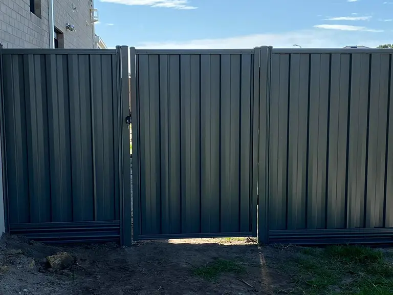 Modern Colorbond Gate Officer