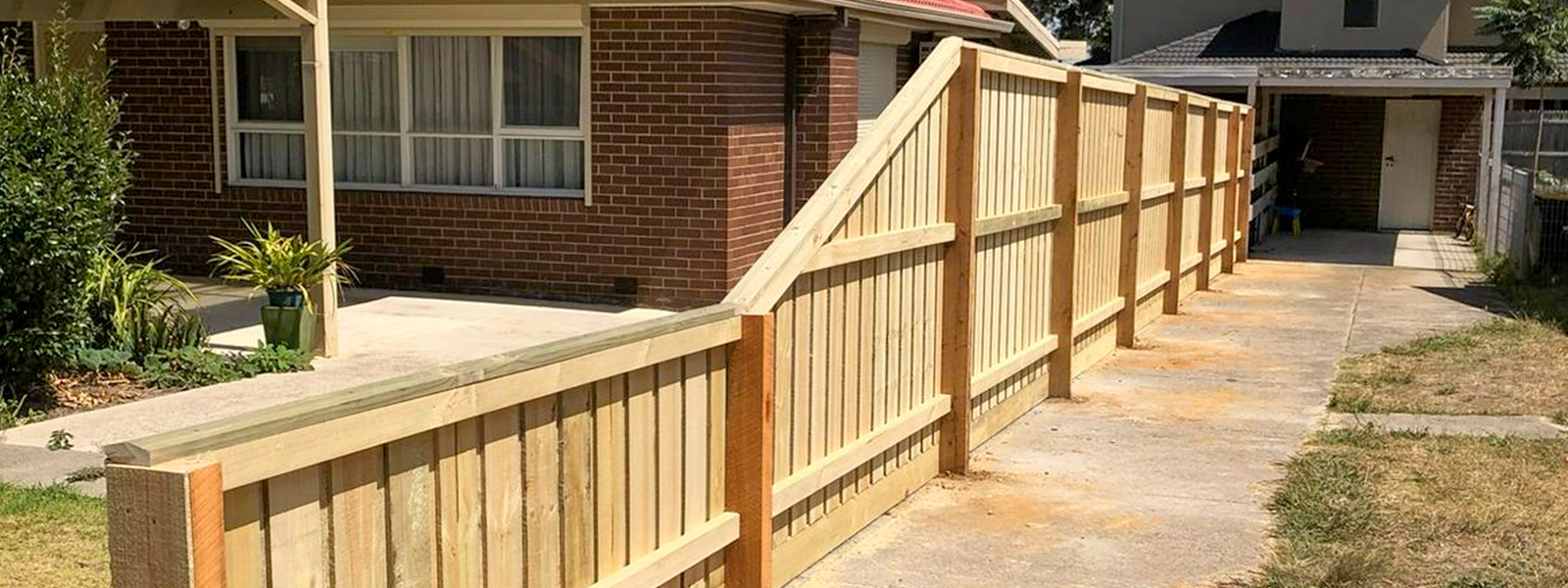 Classic timber fencing installed in Melbourne home